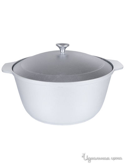 Кастрюля-жаровня, 5 л Кукмор, цвет светло-серый