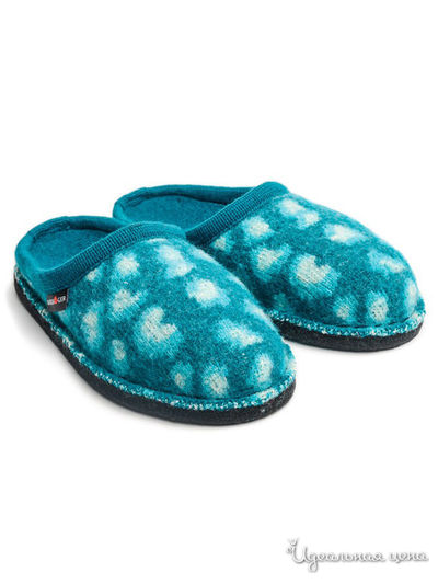 Тапочки HAFLINGER, цвет бирюзовый