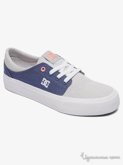 Кеды DC Shoes, цвет серый, синий