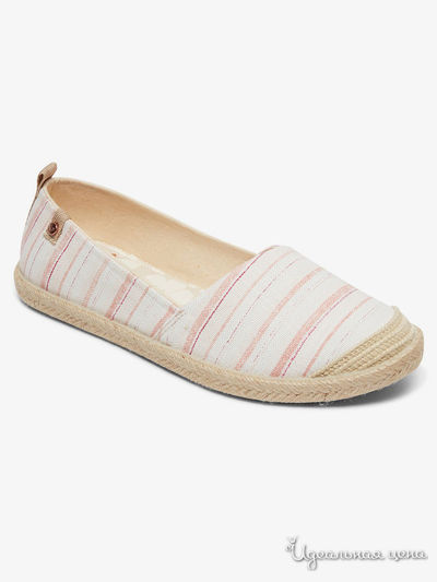 Эспадрильи Roxy, цвет PINK STRIPE