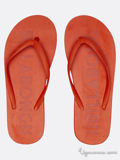 Шлепанцы Billabong, цвет оранжевый
