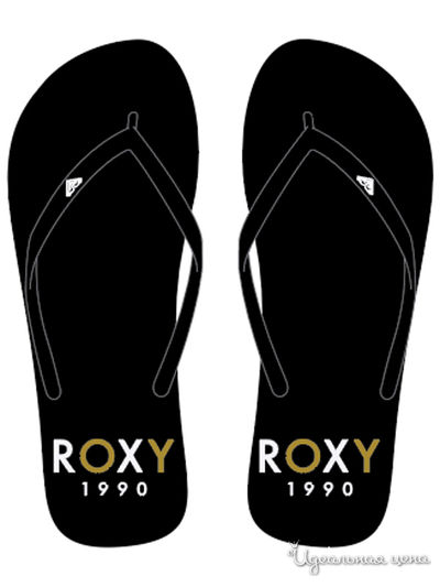 Шлепанцы Roxy, цвет черный