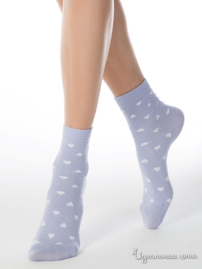 Носки CONTE, цвет бледно-фиолетовый