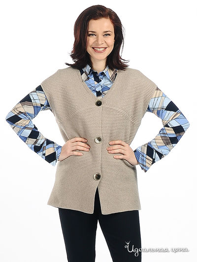 Жилет Luisa Cerano&Rabe, цвет цвет бежевый