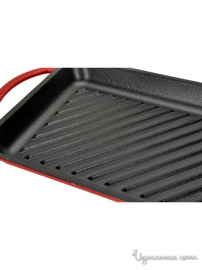 Противень гриль, 28х24 см Regent, цвет красный