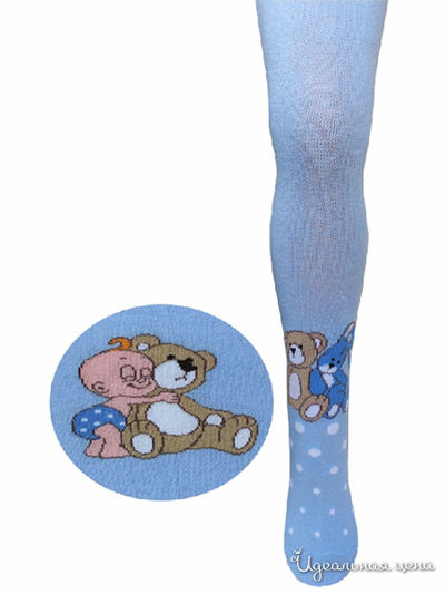 Колготки БЧК, цвет бледно-голубой