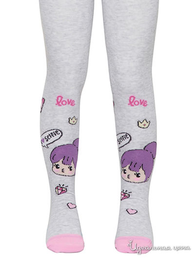 Колготки CONTE, цвет светло-серый