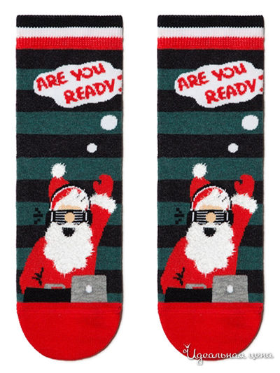 Носки CONTE, цвет темно-бирюзовый