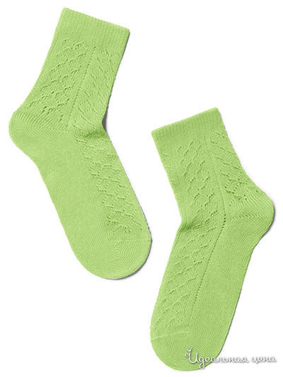 Носки CONTE, цвет салатовый
