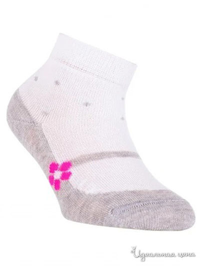 Носки CONTE, цвет белый, серый