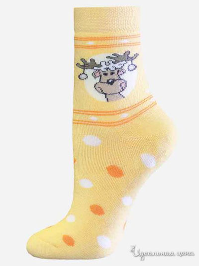 Носки БЧК, цвет желтый