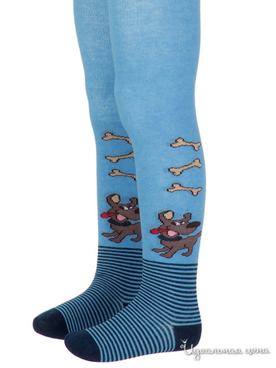 Колготки БЧК, цвет голубой