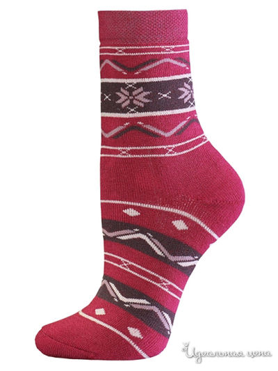 Носки БЧК, цвет бордовый