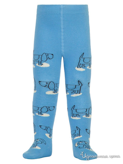 Колготки БЧК, цвет голубой