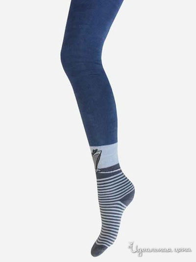 Колготки БЧК, цвет синий