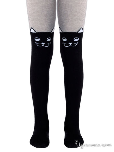 Колготки CONTE, цвет черный, серый