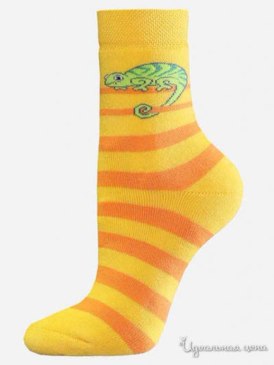 Носки БЧК, цвет ярко-желтый