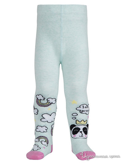 Колготки CONTE, цвет бледно-бирюзовый