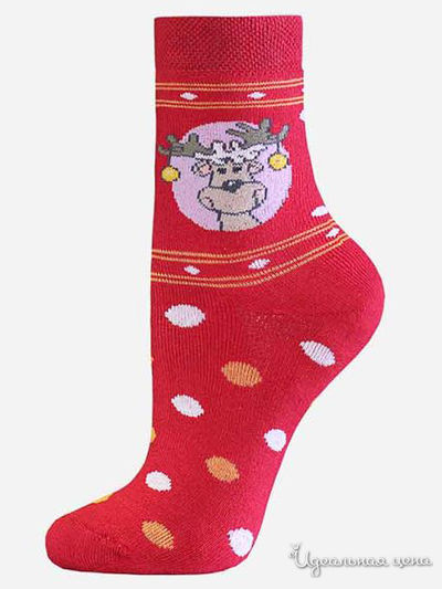 Носки БЧК, цвет вишневый