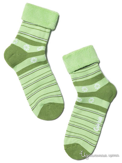Носки CONTE, цвет светло-зеленый