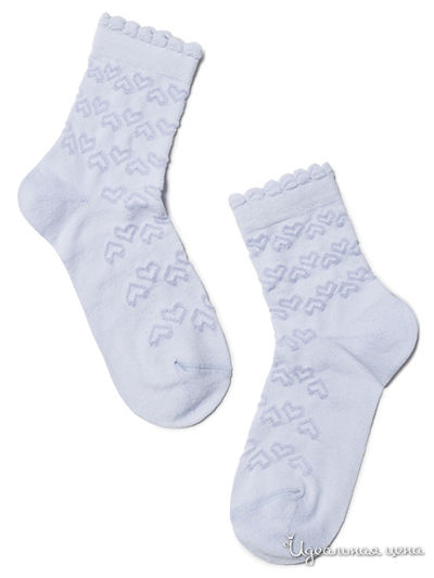 Носки CONTE, цвет бледно-фиолетовый