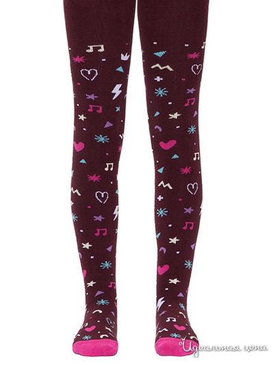 Колготки CONTE, цвет бордовый