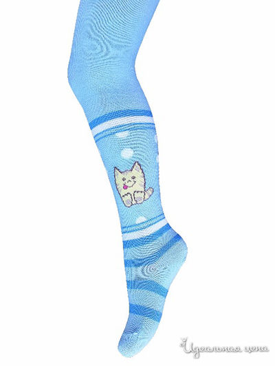 Колготки БЧК, цвет бледно-голубой