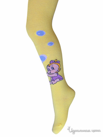 Колготки БЧК, цвет желтый