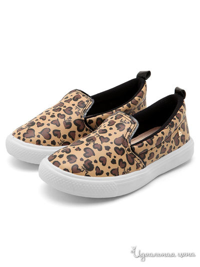 Слипоны Bibi, цвет бежевый, коричневый, черный