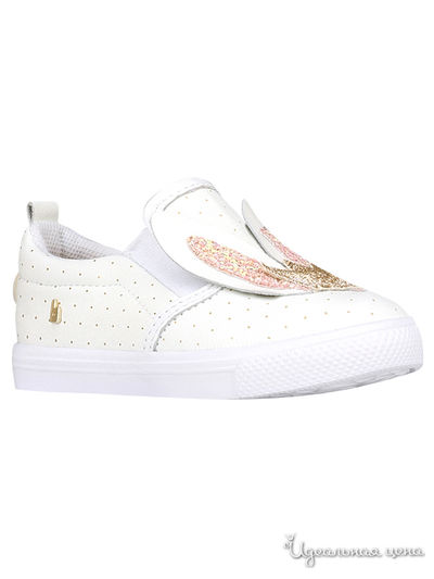 Слипоны Bibi, цвет белый