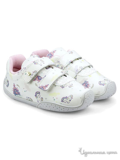 Кеды Bibi, цвет белый, розовый