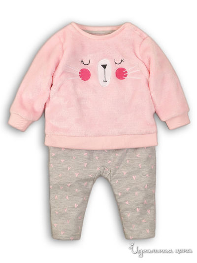 Комплект Minoti, цвет розовый, серый