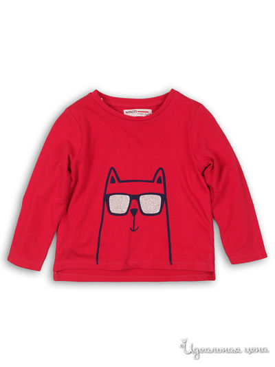 Лонгслив Minoti, цвет красный