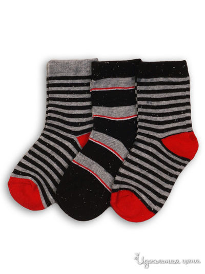 Носки, 3 пары Minoti, цвет мультиколор