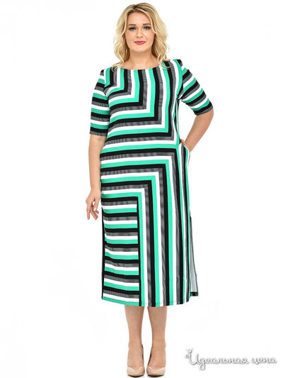 Платье Svesta, цвет черный, зеленый