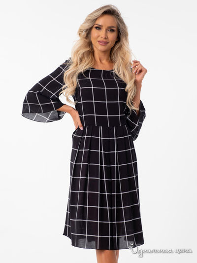 Платье Wisell, цвет черный, белый