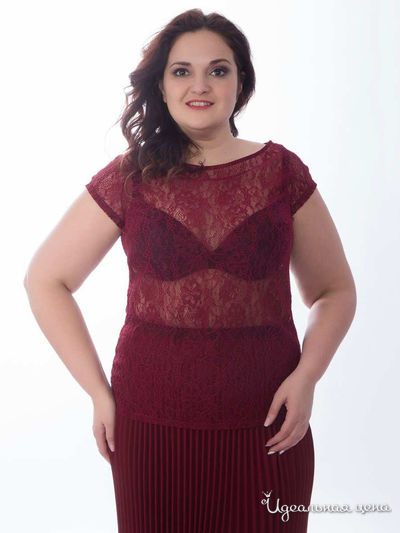 Блуза Wisell, цвет бордовый