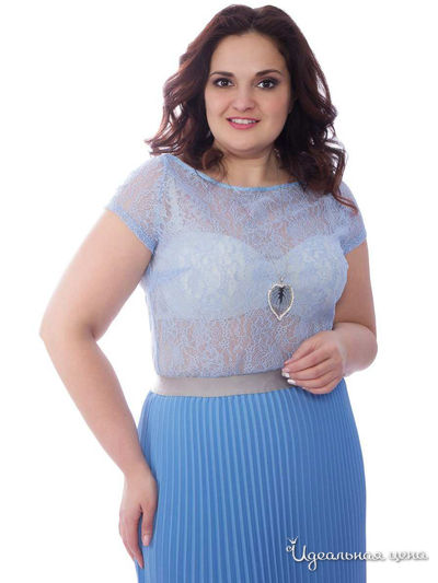 Блуза Wisell, цвет голубой