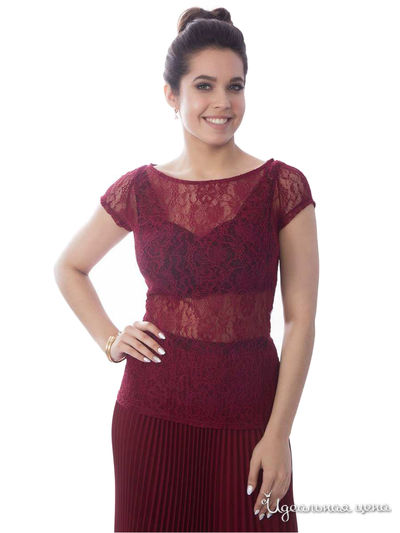 Блуза Wisell, цвет бордовый