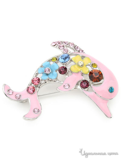 Брошь Chantal, цвет розовый