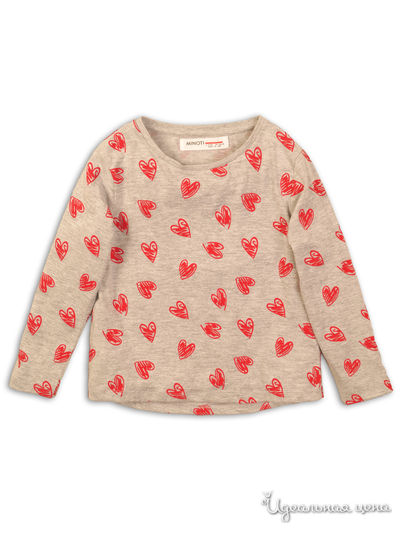 Лонгслив Minoti, цвет серый