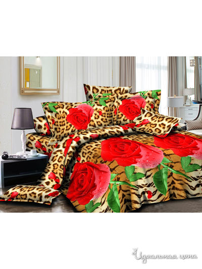 Комплект постельного белья, Евро Begal, цвет мультиколор