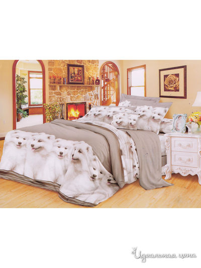 Комплект постельного белья, Евро Begal, цвет мультиколор