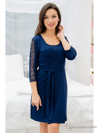 Халат Sharlize, цвет темно-синий