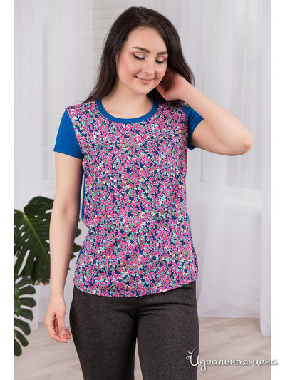 Футболка Sharlize, цвет синий, розовый