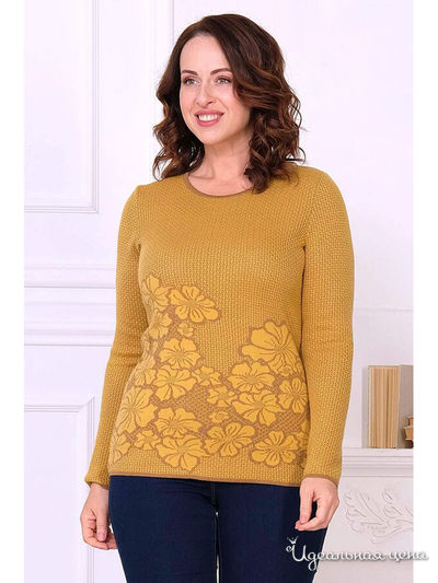 Джемпер Злата, цвет горчичный