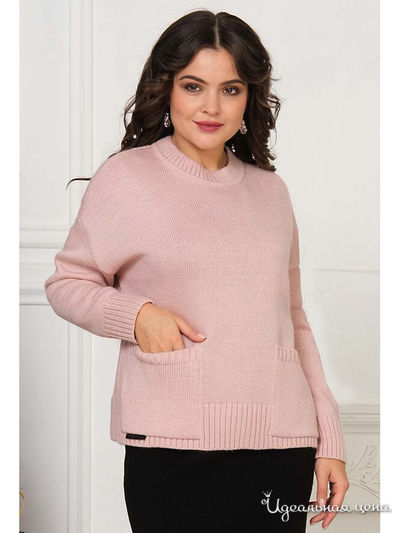 Джемпер Злата, цвет светло-розовый