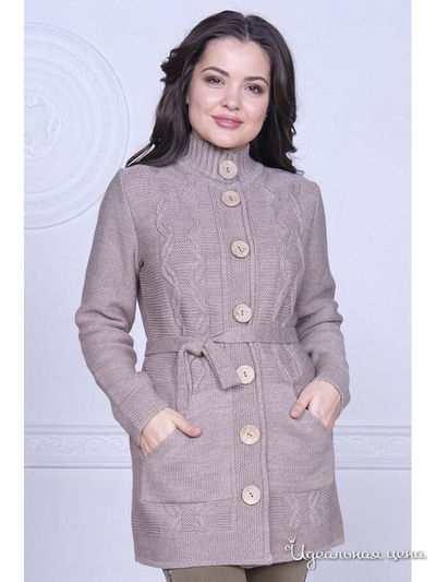Кардиган Злата, цвет светло-коричневый