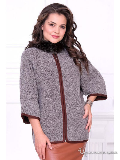 Жакет Злата, цвет коричневый