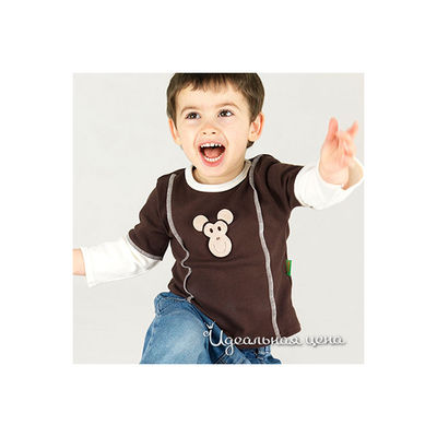 Футболка Fanky feet fashion, цвет цвет коричневый